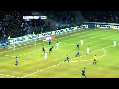 Switzerland 1 - 3 Argentina Messi hat-trick 29.02.2012