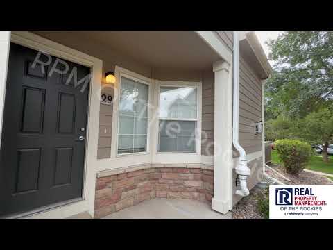 Charming Fort Collins Townhome with Private Patio, Vaulted Ceilings & Prime Location! property video