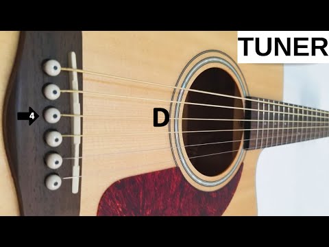 Acoustic Guitar Tuner - Standard Tuning for 6 String (E A D G B E)