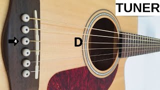 Acoustic Guitar Tuner - Standard Tuning for 6 String (E A D G B E)