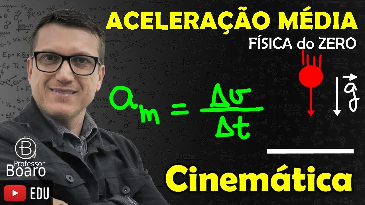 ACELERAÇÃO MÉDIA - Cinemática - FÍSICA do ZERO - AULA 5