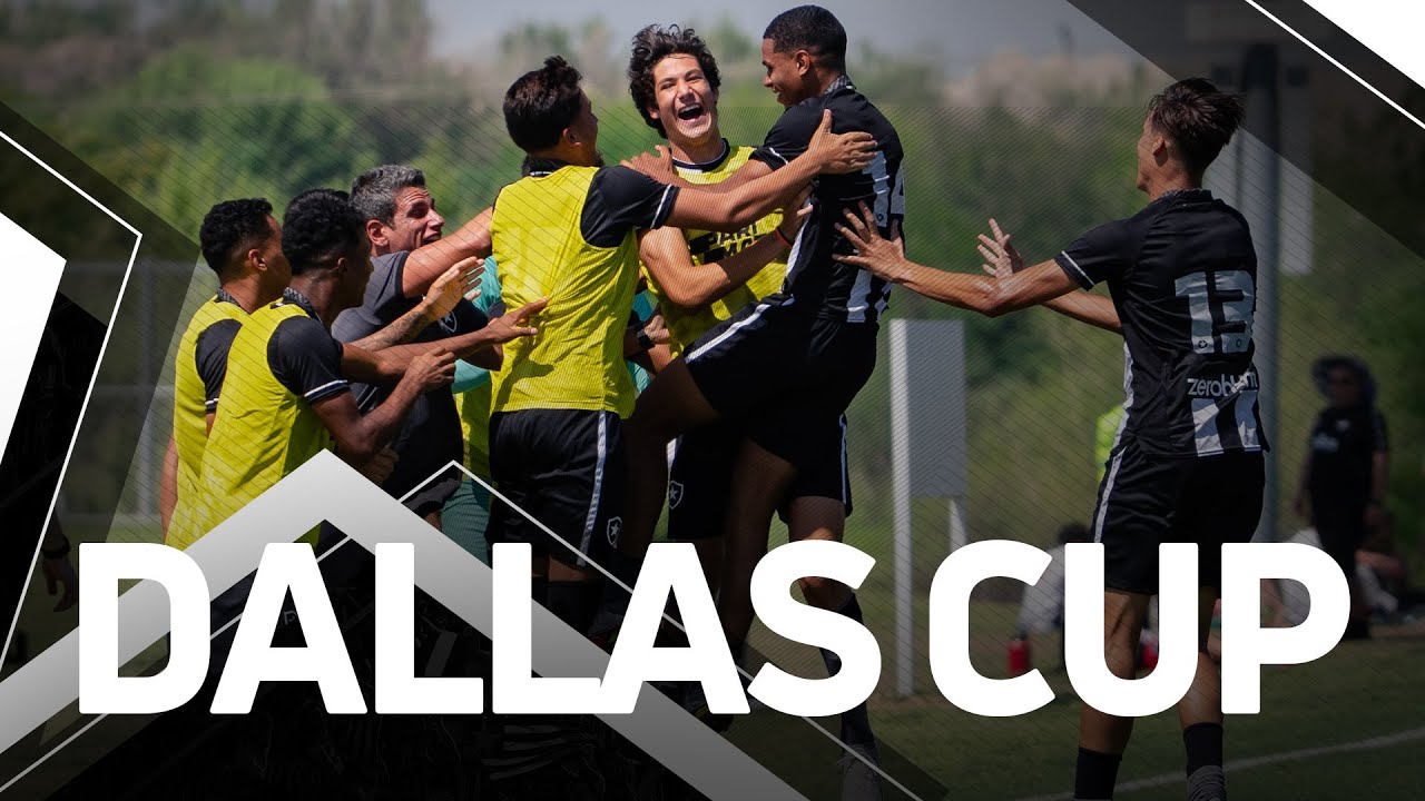 VÍDEO: bastidores da goleada do Botafogo por 7 a 2 sobre o Monterrey na Dallas Cup Sub-19
