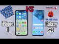 Samsung Galaxy S20 VS iPhone 11 - SPEED TEST Samsung Galaxy S20 VS iPhone 11 - SPEED TEST