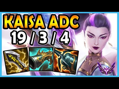 Kaisa vs Nilah (64% WIN RATE) ADC - Korea Master Patch 12.21 ✅