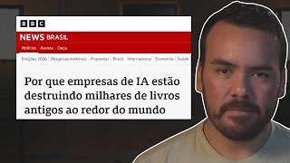 Por que empresas de IA estão DESTRUINDO livros antigos? | BOA NOITE, PROF. VITOR LIMA 25.09.26