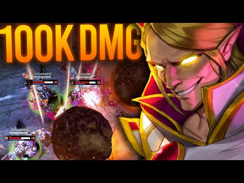 INSANE GAME!! Max Level Invoker 100K DAMAGE vs SF Mid | Dota 2 Invoker