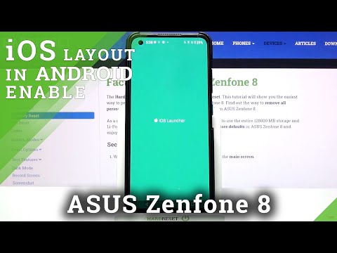 How to Download and Apply iOS Launcher on ASUS Zenfone 8 – Change Launcher