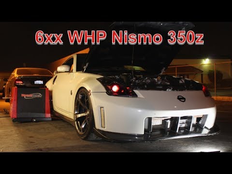 Built 3.8 E85 Single Turbo Nismo 350z 6xx whp!!