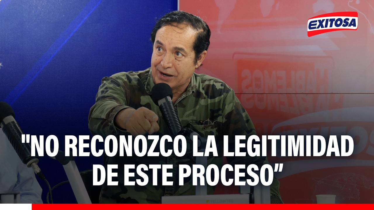🔴🔵 Álex Gonzales: "No reconozco la legitimidad de este proceso, hay serios cuestionamientos"
