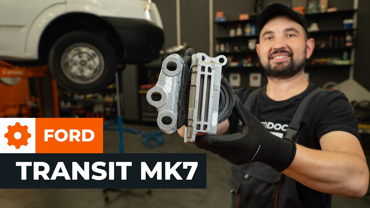 Jak vyměnit levé uložení motoru na autě Ford Transit Mk7 van – návod na výměnu