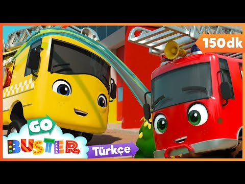 Kahraman İtfaiye Kamyonu Buster Günü Kurtarıyor😲 | Go Buster Türkçe - Çocuk Çizgi Filmleri