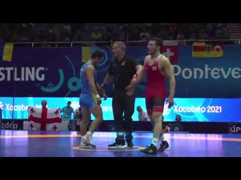Vladimeri Gamkrelidze (GEO) - Даулет Ергеш (KAZ), Чемпионат мира 2022 U23, финал FS79