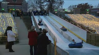 The secret to the ice slide: First Meteorologist Diane Phillips takes on the Toledo Zoo staple!