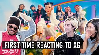 FIRST TIME REACTING TO XG &#39;Shooting Star&#39; + &#39;Left Right&#39; MV REACTION