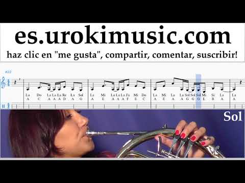 Tutorial de Trompa Axel F - Crazy Frog Clases Notas um-i927