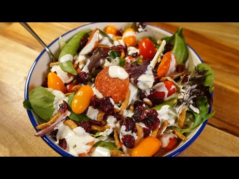 Big Salad & Ranch Dressing