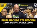 Zhang Weili Vs. Amanda Lemos Final Faceoff | UFC 292 | MMA Fighting