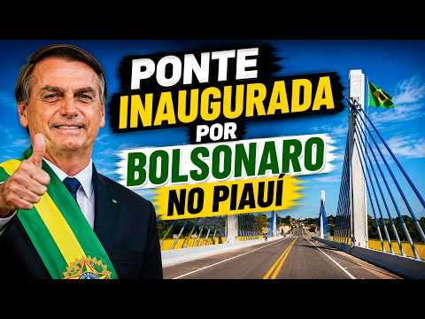 Relembre a inauguração da ponte sobre o Rio Parnaíba em Santa Filomena Piauí