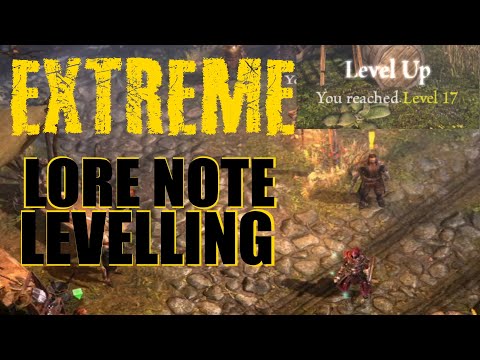 Grim Dawn level 1 to 17 on lore notes, xp potion and Lokarr set