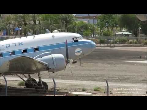 Arkia - Israeli Airlines Douglas DC-3 4X-AES at Eilat Airport ETH, LLET