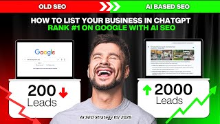How to List Your Business in ChatGPT | Rank #1 on Google with AI SEO | AI SEO Strategy for 2025