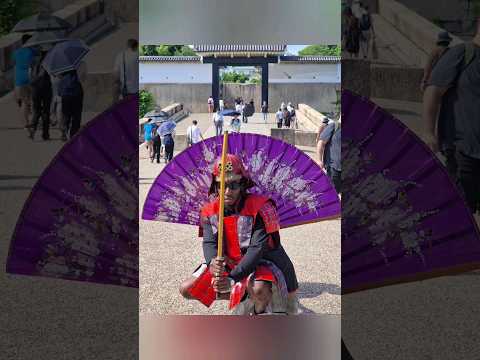 Shinobi 🥷 dressed me up as samurai. I tell them to call me Yasuke. #japatojapan