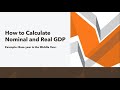 How To Calculate Nominal GDP Real GDP And GDP Deflator