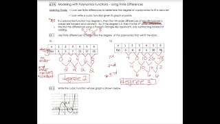 Download the video "6.9A Modeling Polynomials Using Finite Differences"