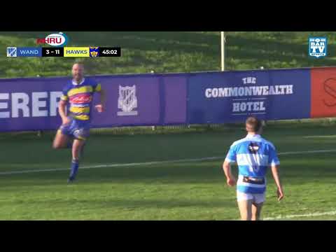 2018 NHRU   Premier 1   Round 9 Highlights   Wanderers V Hamilton