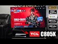 TCL C805K Mini LED TV Review! Best Next-GEN Gaming! (4K 144Hz, Dolby Vision IQ)