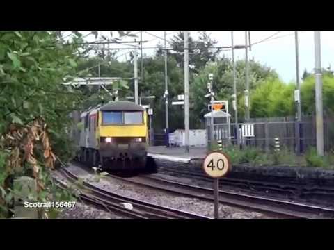 Class 90049&90044 430C 1213 Daventry to Coatbridge F.L.T (Coatbridge Central) 12/07/18