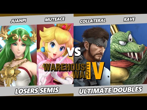 Warehouse War 4 LOSERS SEMIS - Collateral & Rave Vs. Juanpi & MuteAce - Smash Ultimate - SSBU