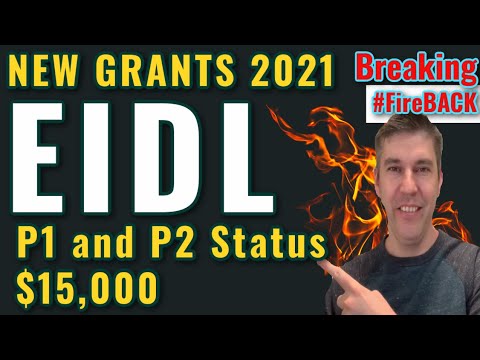 Breaking EIDL Loan Increase & Grants UPDATE - NEW 2021 Process $15,000 + P1 P2
