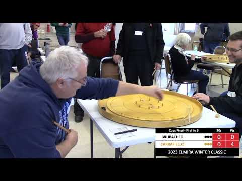 2023 Elmira Crokinole Cues Final - Brubacher v Carrafiello