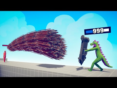 DINOSAUR MIRROR SHIELD vs EVERY GOD - TABS | Totally Accurate Battle Simulator 2022