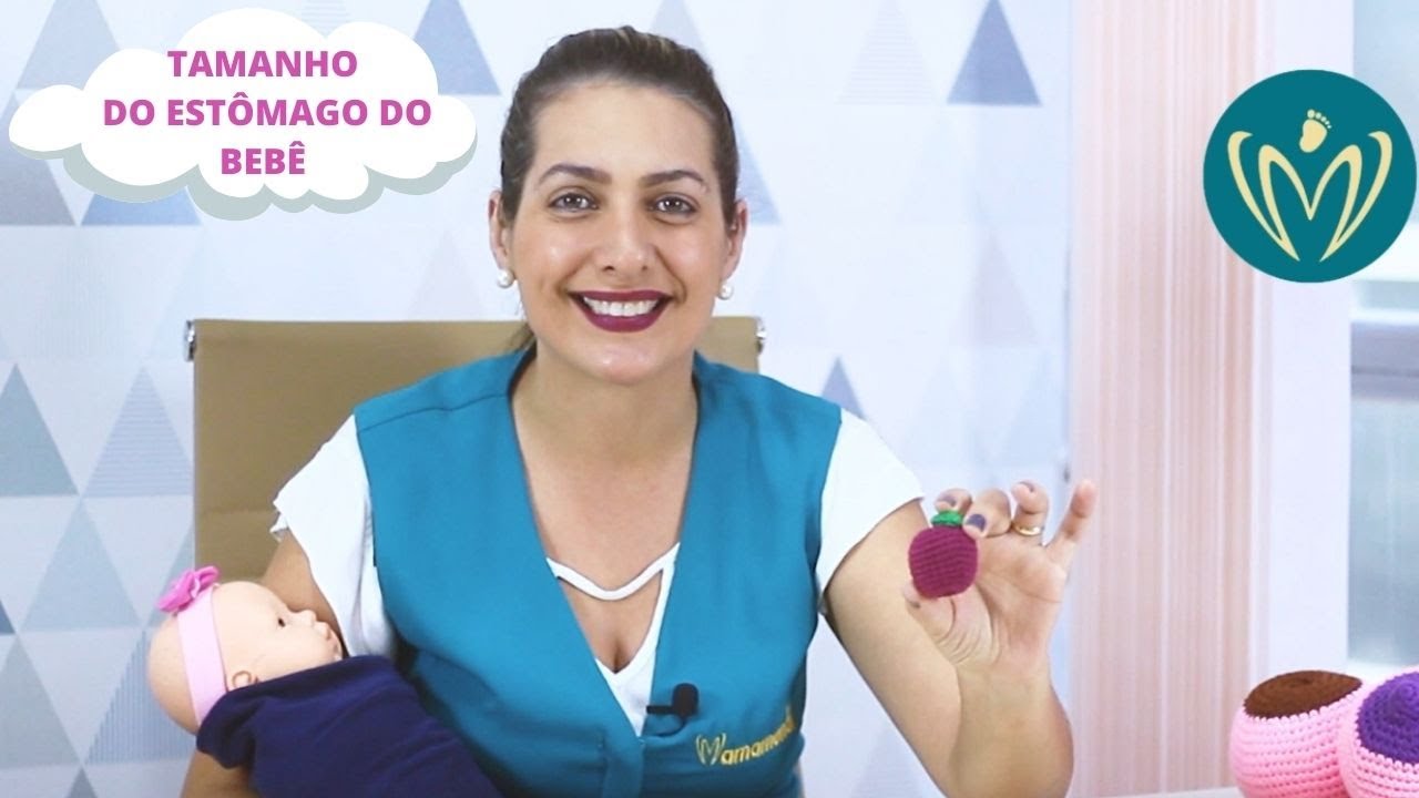 Watch O tamanho do estômago do bebê Now O tamanho do estômago do bebê
