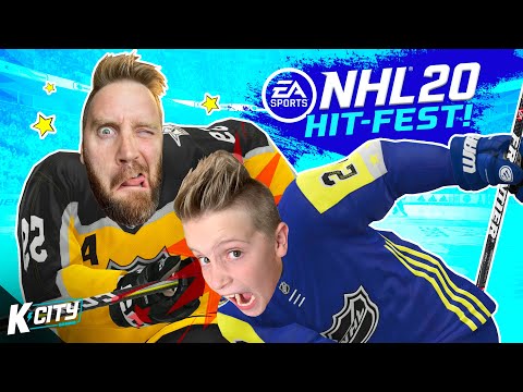 NHL 20 HIT-FEST! (Little Flash vs DadCity) on K-CITY GAMING