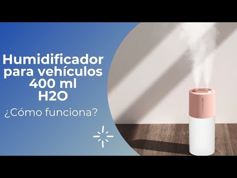 Humidificador H2O para auto con batería 400 ml | Unboxing