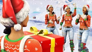 I gifted my whole Fortnite clan the Nog Ops skin...