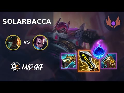 MID.GG: [ solarbacca ] Gangplank MID vs Yasuo | EUW MASTER | LOL Season 2025