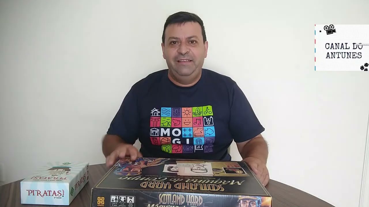 ANTUNES JOGA 23 SCOTLAND YARD MÁQUINA DO TEMPO