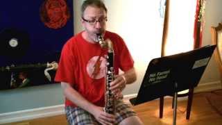 So you want to be a Bass Clarinet player: Rose Etude #1 (From 40 Etudes)