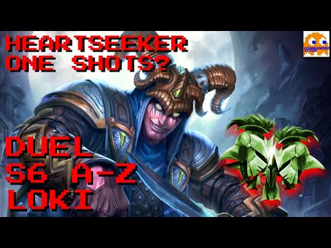 SMITE Season 6 Duel A-Z: LOKI | NEW HEARTSEEKER MAKES YOU ONE SHOT?!