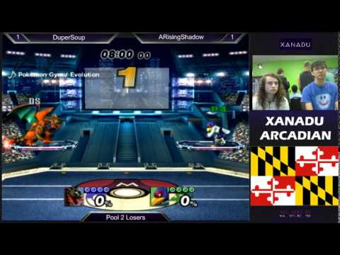 Xanadu Arcadian - DuperSoup (Charizard) vs ARisingShadow (Falco) Pool 2 Losers - Project M 3.5