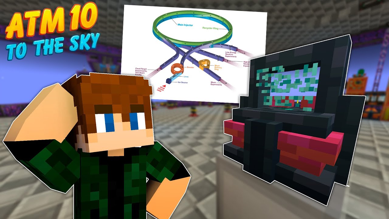 Fiz um ACELERADOR de PARTICULAS no Minecraft ORITECH!!! - Minecraft ATM 10 TTS E20 (1.21)