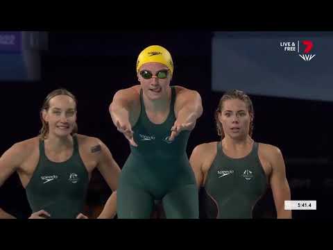 Gold Medal Women's Swimming 4x200M Relay Final | Commonwealth Games 2022 | Birmingham | Highlights