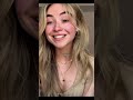 sabrina carpenter without makeup 💕#makeover #sabrinacarpentertour #aesthetic #fun #fypシ゚