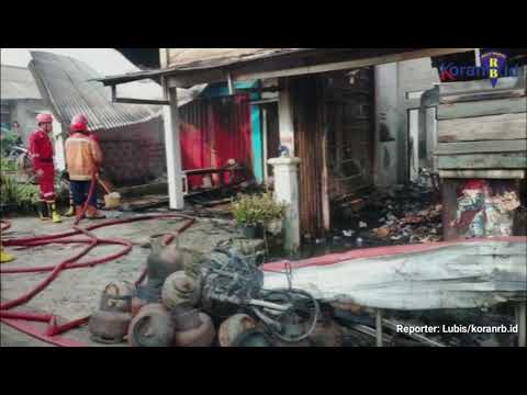 Dua Rumah Beserta Warung di Pondok Kubang Ludes Terbakar