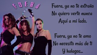 Fuera (Letra) - RBD