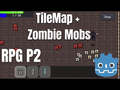 TileMap & AI Ally Zombie Mobs! || Part 2  - Godot Engine Tutorial 2D